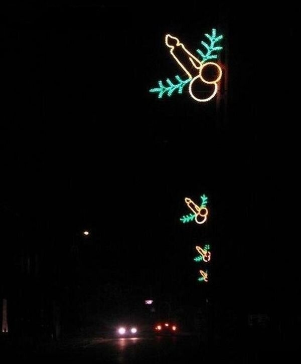 décorations de noel qui pretent à confusion