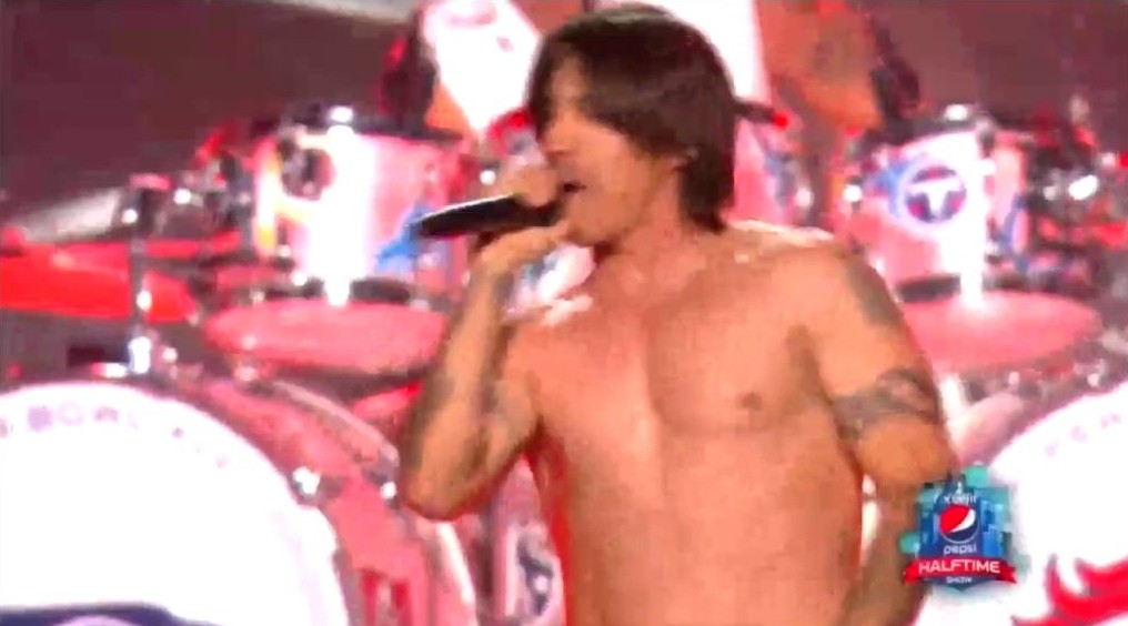 le show musical de bruno mars et des red hot chili peppers